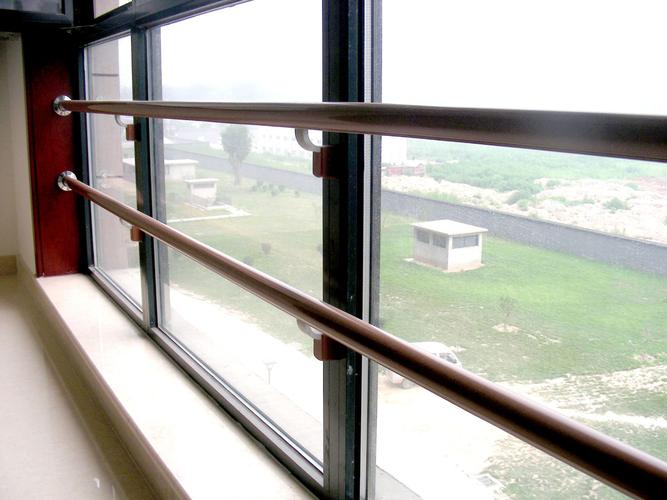 厂家直供抗菌树脂阳台飘窗栏杆扶手落地窗护栏工程订单